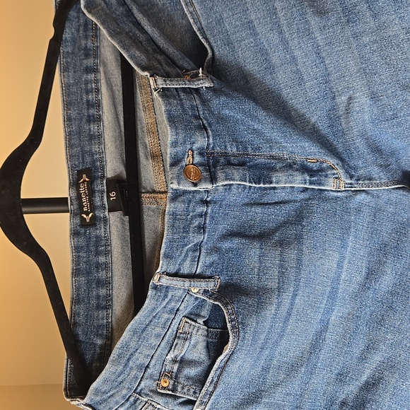 Classic Blue Women's High Rise Skinny Jeans Size 16 - Picture 6 of 11